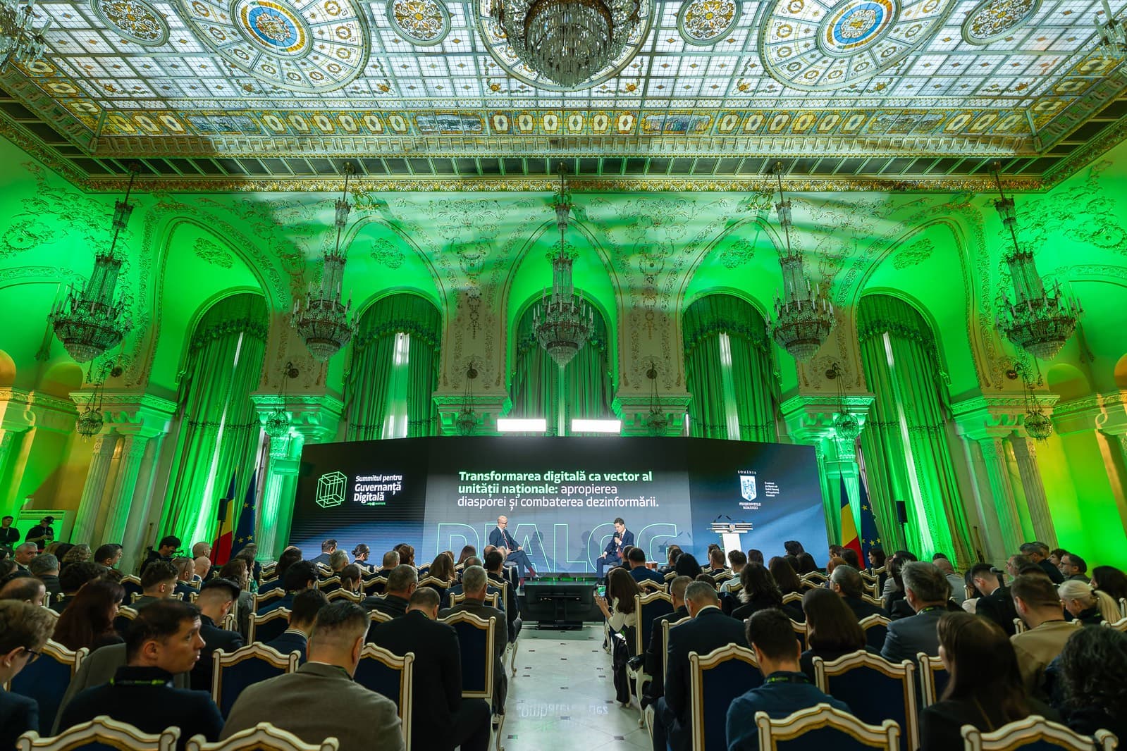 The main stage in the hall of Cotroceni Palace, 2025